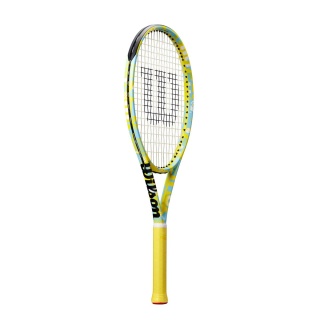 Wilson Kinder-Tennisschläger Minion Clash v2.0 26in (11-14 Jahre) gelb - besaitet -